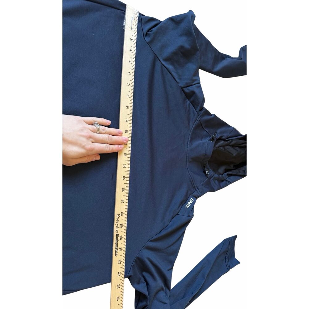 UNRL HOODIE CROSSOVER II Unisex Navy Blue size L - Picture 5 of 10